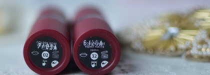 Golden Rose Velvet Matte Lipstick - достойная, но не самая лучшая помада. Свотчи оттенков: #02, #32