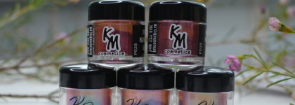 Обзор минеральной косметики: пудра и 5 рассыпчатых пигментов KM cosmetics