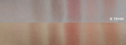 Палетка румян для лица Blush and Contour и кисть Blush Brush Lamel Professional