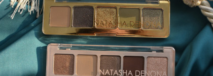 Палетки теней Natasha Denona: Mini Glam Eyeshadow Palette и Mini gold palette