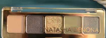 Палетки теней Natasha Denona: Mini Glam Eyeshadow Palette и Mini gold palette