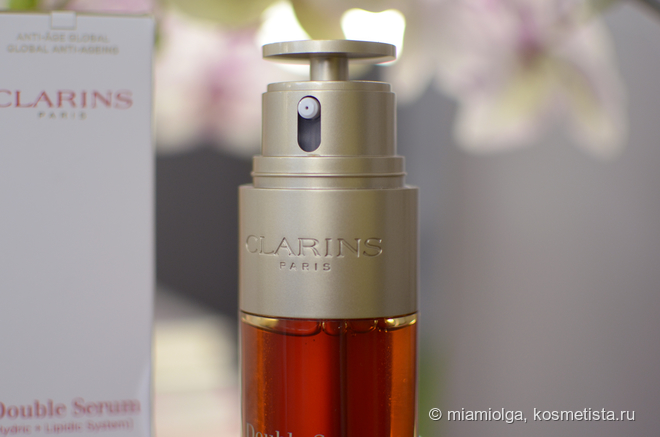 Комплексная омолаживающая двойная сыворотка Double Serum Clarins