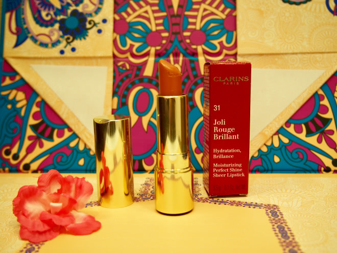 Легкая помада для губ из весенней коллекции Clarins Spring 2017 Joli Rouge Brillant 31 tender nude