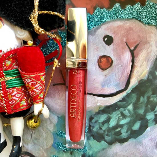 Сияющая парочка от Artdeco - блеск для губ Glamour Gloss №77 и лак для ногтей Art Couture Nail lacquer №942