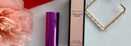 Огненный алый Gucci Lip colour rouge a levres lunaison в оттенке 302 Agatha orange