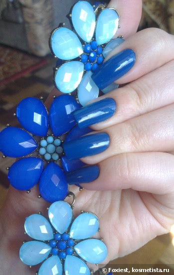 Ga-De Crystal Glow Nail Enamel №464 Dazzling Cobalt