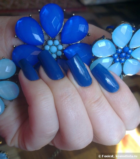 Ga-De Crystal Glow Nail Enamel №464 Dazzling Cobalt