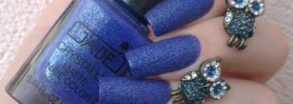 Ga-De Crystallic Matte Nail Color 55 Blue Sugar