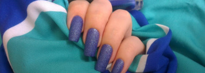 Ga-De Crystallic Matte Nail Color 55 Blue Sugar