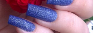 Ga-De Crystallic Matte Nail Color 55 Blue Sugar