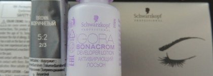 Окрашивание бровей в домашних условиях с Igora bonacrom