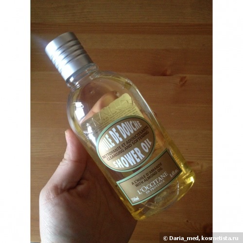 L' Occitane Cleansing and softening Shower Oil with Almond Oil - мое спасение