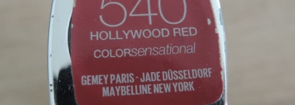 Почему Hollywood Red? Помада Color Sensational  от Maybelline