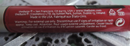 Стойкая жидкая губная помада The Balm Meet Matt(e) Hughes Long Lasting Liquid Lipstick в оттенке Dedicated