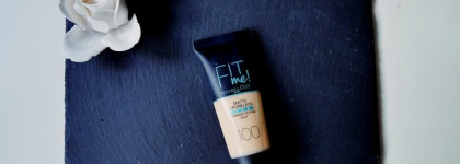 Сравнение Maybelline Fit Me! Matte&Poreless Make-up 100 vs. Fit Me! Luminous&smooth 105