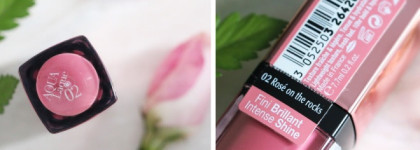 Тестируем вместе, новинка от Bourjois. Bourjois - Rouge Edition Aqua Laque оттенок №02 Rose on the rock и №05 Red my Lips