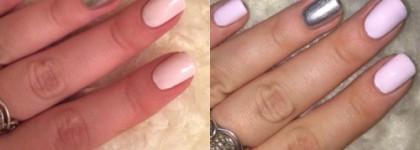 Нежный стемпинг-дизайн для "дня Влюбленных".P.s. С Konad конечно!)