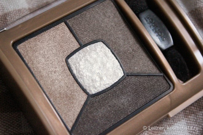 Дневной макияж в теплых тонах с Bourjois Quad Smoky Stories Eyeshadow Palette