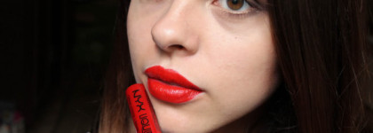 NYX Liquid Suede Kitten Heels и Cherry Skies