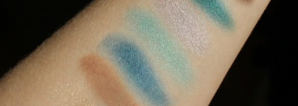 Сочетание спокойных и ярких оттенков в одной палетке - Pupa Pupart Eyeshadow palette (тон 04 изумрудный + бежевый)