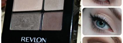 Нежный дымчатый макияж с Revlon Colorstay 16 Hour  Eye Shadow Quad № 500 Addictive