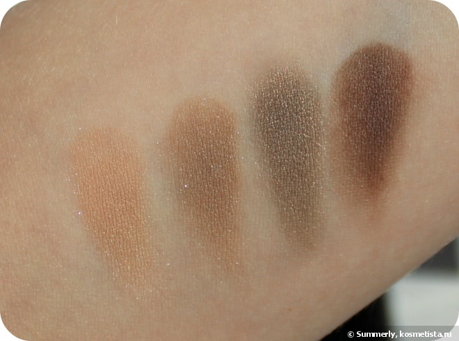 Нежный дымчатый макияж с Revlon Colorstay 16 Hour Eye Shadow Quad № 500 Addictive