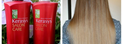 Красота волос от KeraSys Salon Care Voluming Ampoule Shampoo & Rinse
