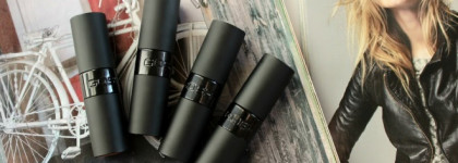 Четыре новых матовых оттенка Gosh Velvet touch: 009 Matt Sweetness, 010 Matt Smoothie, 011 Matt Nougat и 012 Matt Raisin