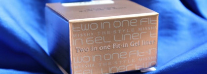 Двойные стрелки с Мissha The Style Two in One Fit-in Gel Eyeliner #01 "Вlack-Тwinkle"