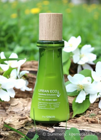 Тонер и эмульсия с экстрактом новозеландского льна The Saem Urban Eco Harakeke