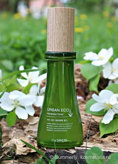 Тонер и эмульсия с экстрактом новозеландского льна The Saem Urban Eco Harakeke
