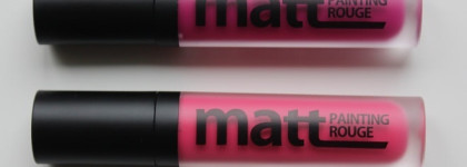 Корейский шах и matt. Жидкая матовая помада Missha Matt Painting Rouge. Оттенки PK01 и PP01