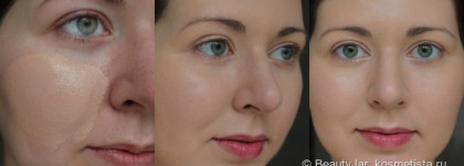 A'PIEU Air Fit. Хлопковый кушон Ppsong в оттенке 21 и кушон-румяна Cushion Blusher в оттенке PK01
