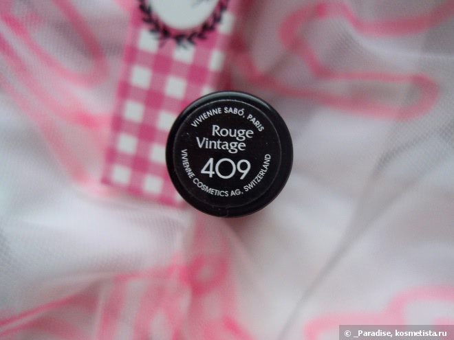 Стойкая помада Vivienne Sabo Rouge Vintage в оттенке #409