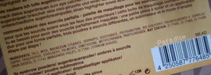 Тени для бровей Essence How to make brows wow eyebrow palette