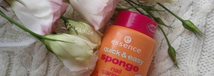 Ухаживающее масло для ногтей Essence с губкой quick & easy sponge Nail caring oil