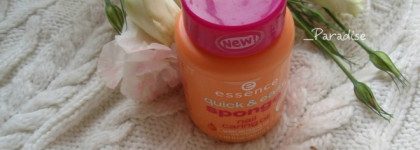 Ухаживающее масло для ногтей Essence с губкой quick & easy sponge Nail caring oil