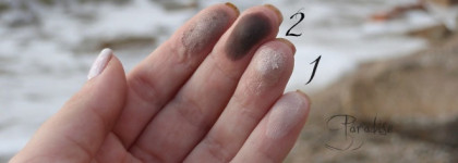 Тени для век Ciel Parfum Rich colour Quatro eyeshadow One touch в оттенках #723 Брауни и #721 Аметист