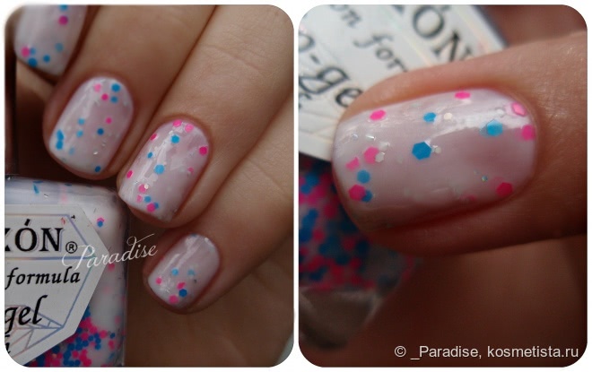 Лак для ногтей EL Corazon Active Bio-gel Color gel polish Perfecr nails salon formula Easter cakes в оттенке 423/112