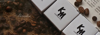 Минеральные тени KM cosmetics Mineral eyeshadow в оттенках ES405, ES416, ES412, ES132, ES128