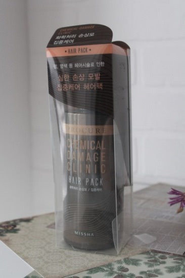 Возвращение жизни убитым волосам с помощью маски для волос Missha Procure Chemical-Damage Clinic Hair Pack