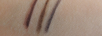 Мои помощники в создании натурального макияжа - Карандаши для бровей VOV Auto eyebrow pencil оттенки №12,23,33