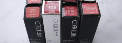 Моя небольшая коллекция из 8-ми помад от Artdeco