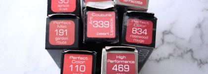 Моя небольшая коллекция из 8-ми помад от Artdeco