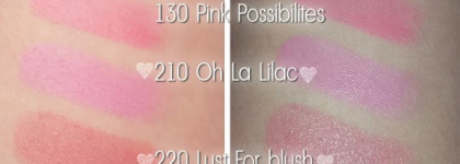 Обзор помад для губ «Шепот цвета» Maybelline New York Color Sensational Color Whisper Lipcolor (#120 Petal Rebel, #130 Pink Possibilities, #210 Oh La Lilac, #220 Lust For Blush, #620 Bare To Be Bold)