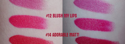 Обзор стойких помад Essence Long Lasting Lipstick(#09 Wear Berries!, #12 Blush My Lips, #14 Adorable Matt!)