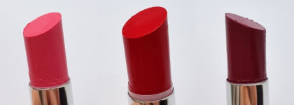 Впечатления от новой помады Revlon Ultra HD Lipstick в оттенках #840 Poinsettia, #845 Peony, #850 Iris