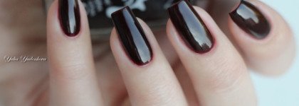 Avon Gel Finish Nail Enamel  "Wine and Dine Me" со стемпингом  Moyou London Fashionista 08
