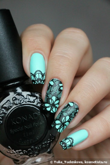Dance Legend Бархат 650 + стемпинг Born Pretty Stamping Plate BP-L020