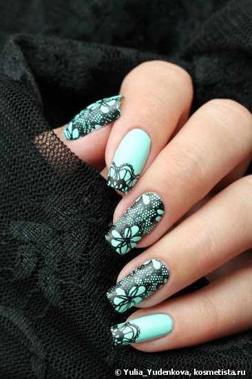 Dance Legend Бархат 650 + стемпинг Born Pretty Stamping Plate BP-L020